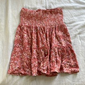 Floral Mini Skirt